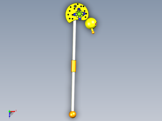 儿童玩具小蜜蜂俯视缩略图