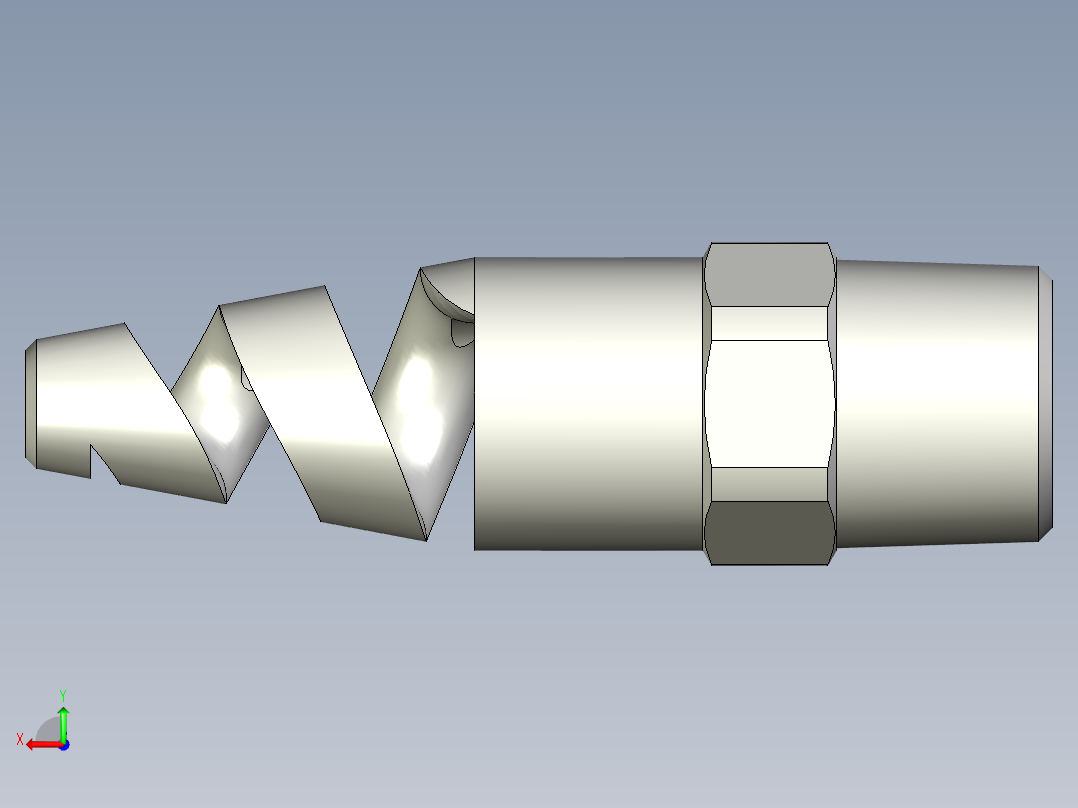 螺旋喷嘴3分后视图