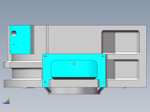 机座零部件图右视缩略图