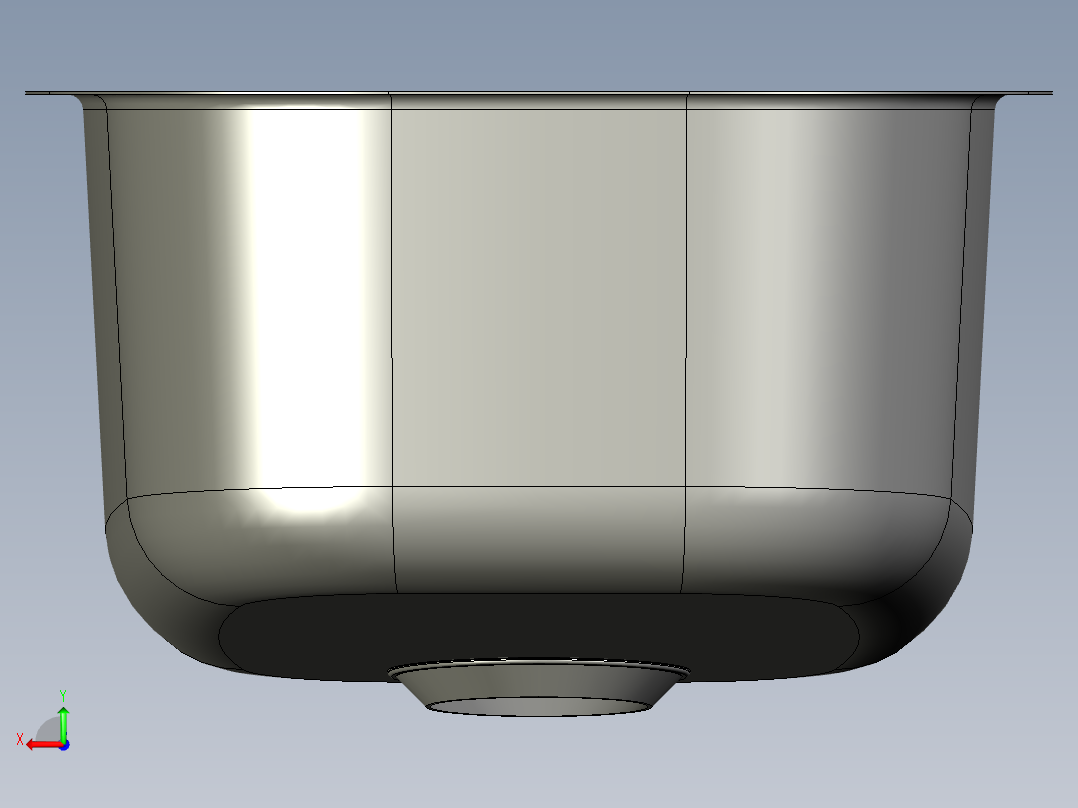 水槽、不锈钢水槽(97)后视图