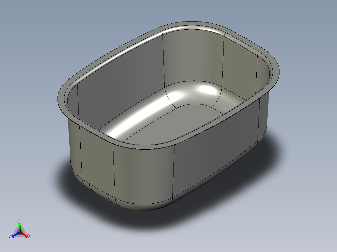 水槽、不锈钢水槽(97)正等轴测图