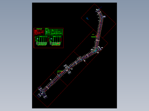 东京五道路照明平面图和系统图