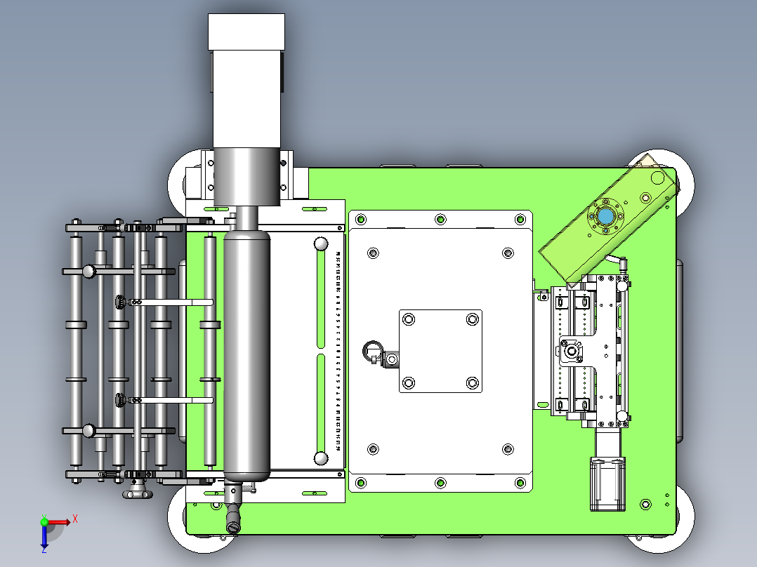 自动模切机sw16可编辑俯视图