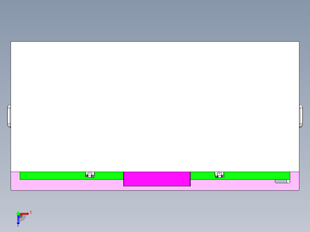 汽车灯切水口设备xt俯视图