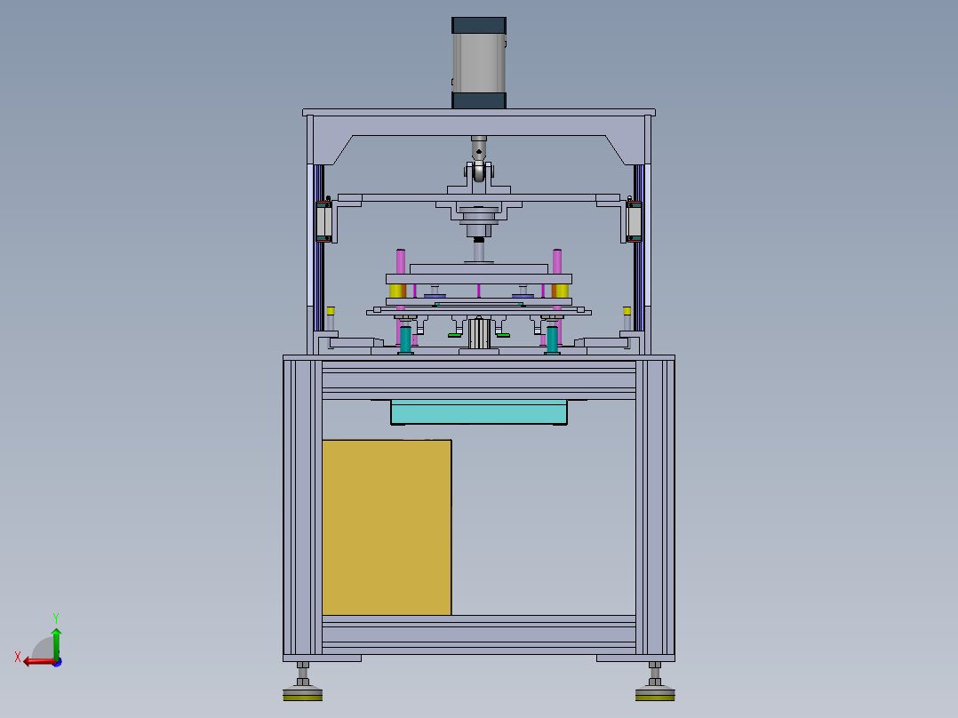 气动冲压机sw18可编辑后视图