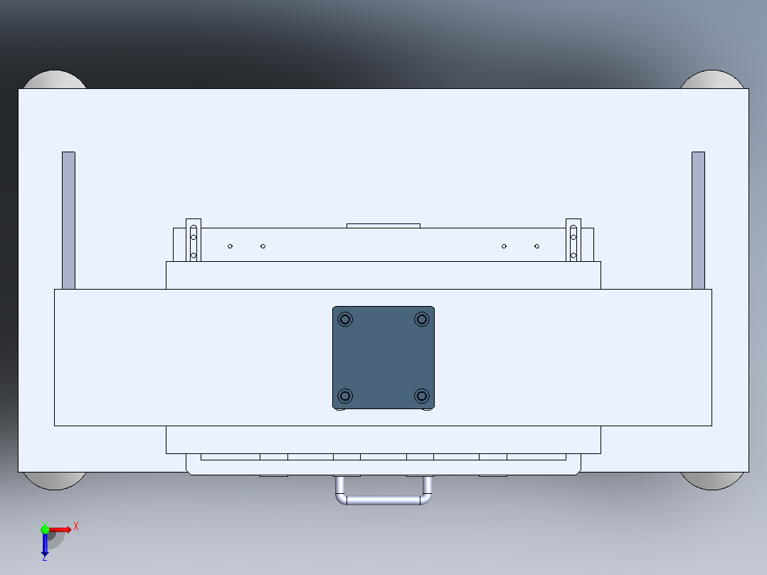 气动冲压机sw18可编辑俯视图