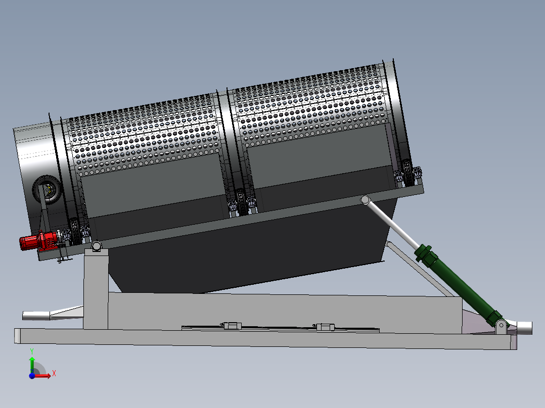 2024.06月-铸铁件表面清砂机sw18前视图