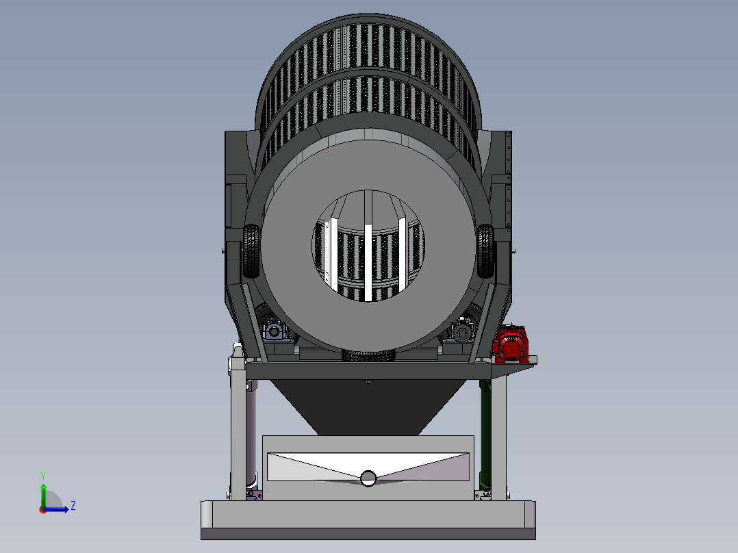 2024.06月-铸铁件表面清砂机sw18左视图
