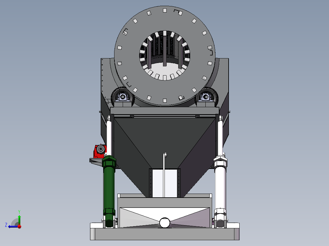 2024.06月-铸铁件表面清砂机sw18右视图