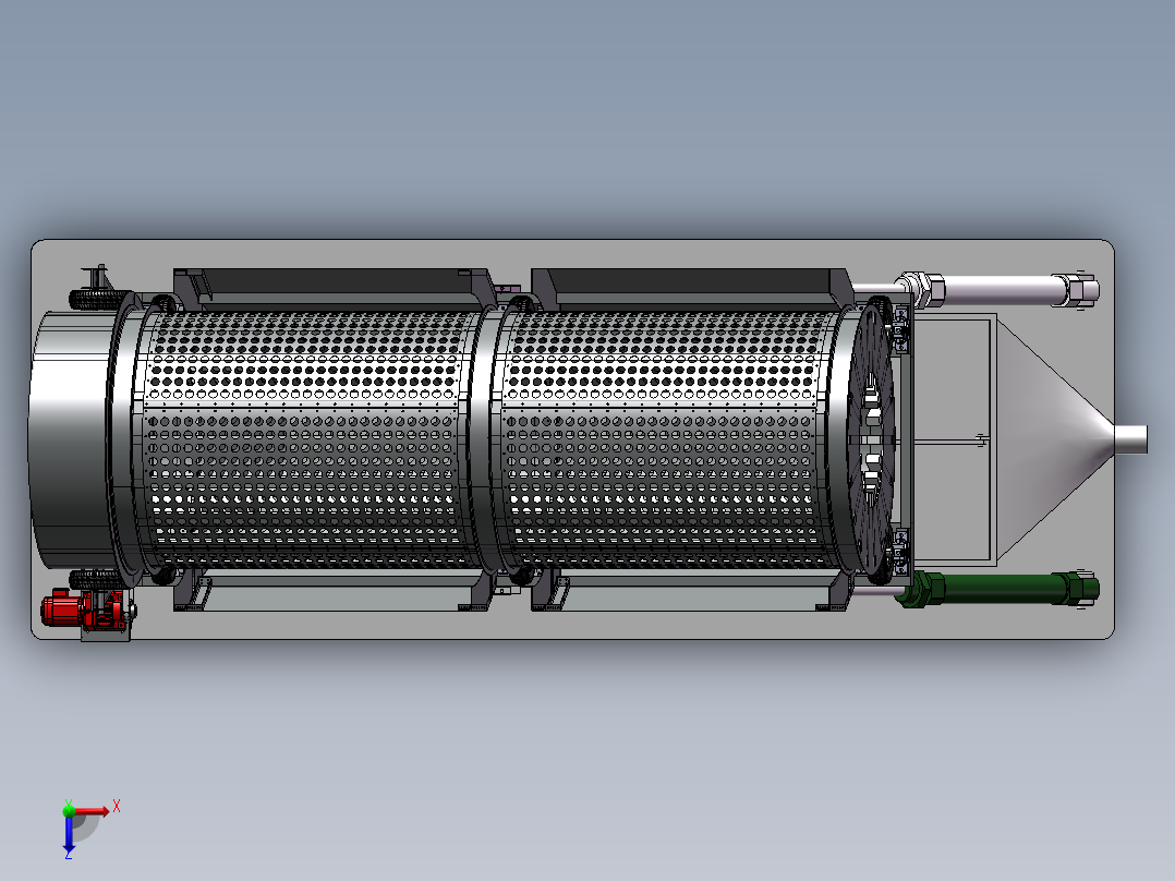 2024.06月-铸铁件表面清砂机sw18俯视图
