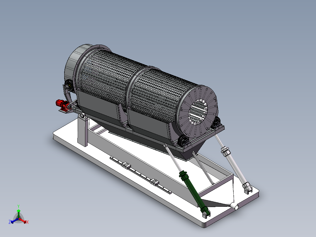 2024.06月-铸铁件表面清砂机sw18正等轴测图