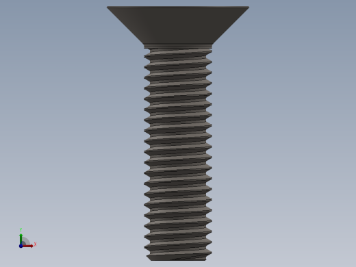 Screw_ISO_10642_M8x30_A2.SLDPRT前视缩略图