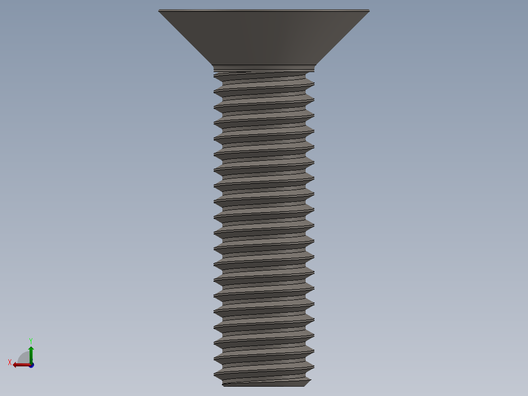 Screw_ISO_10642_M8x30_A2.SLDPRT后视图