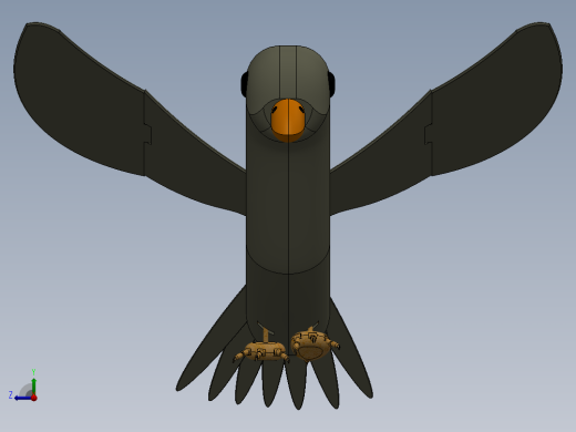 机械鸟模型右视缩略图