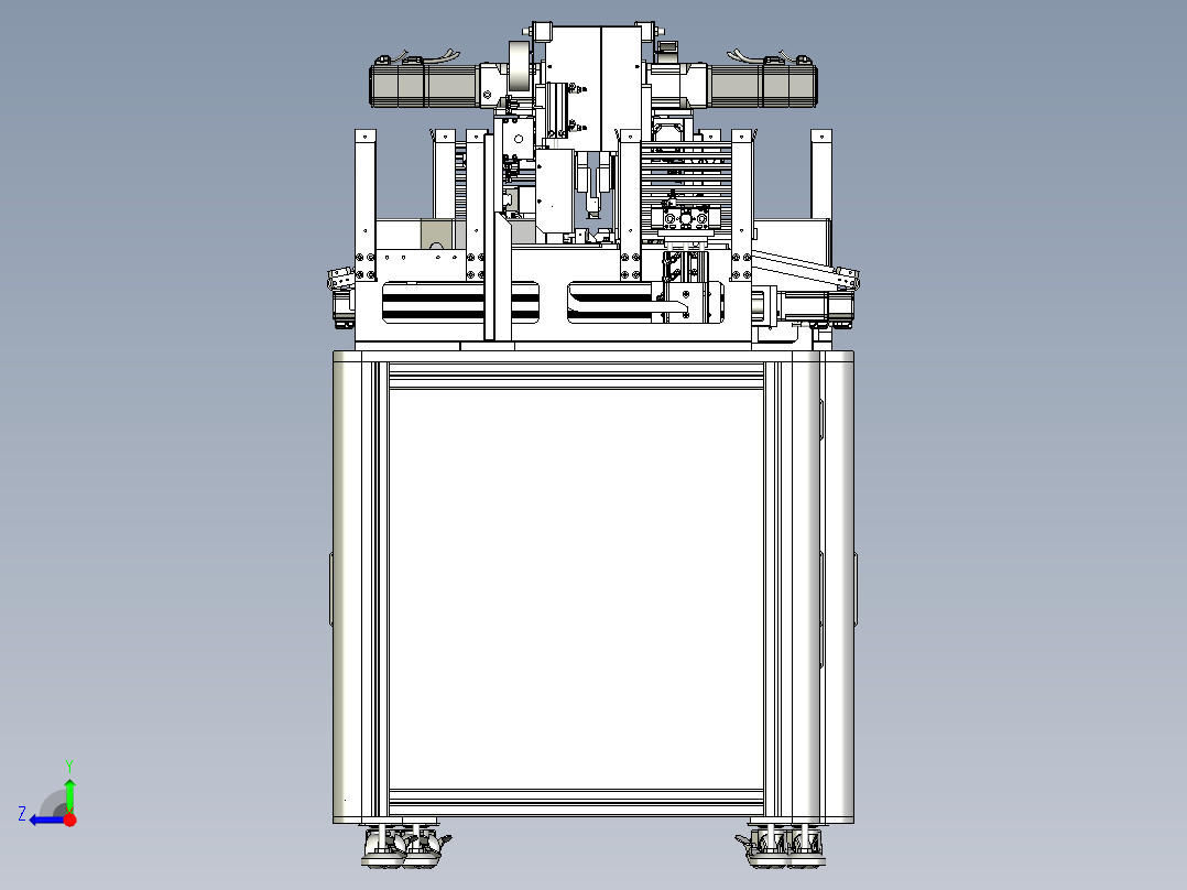 连接板组装设备右视图