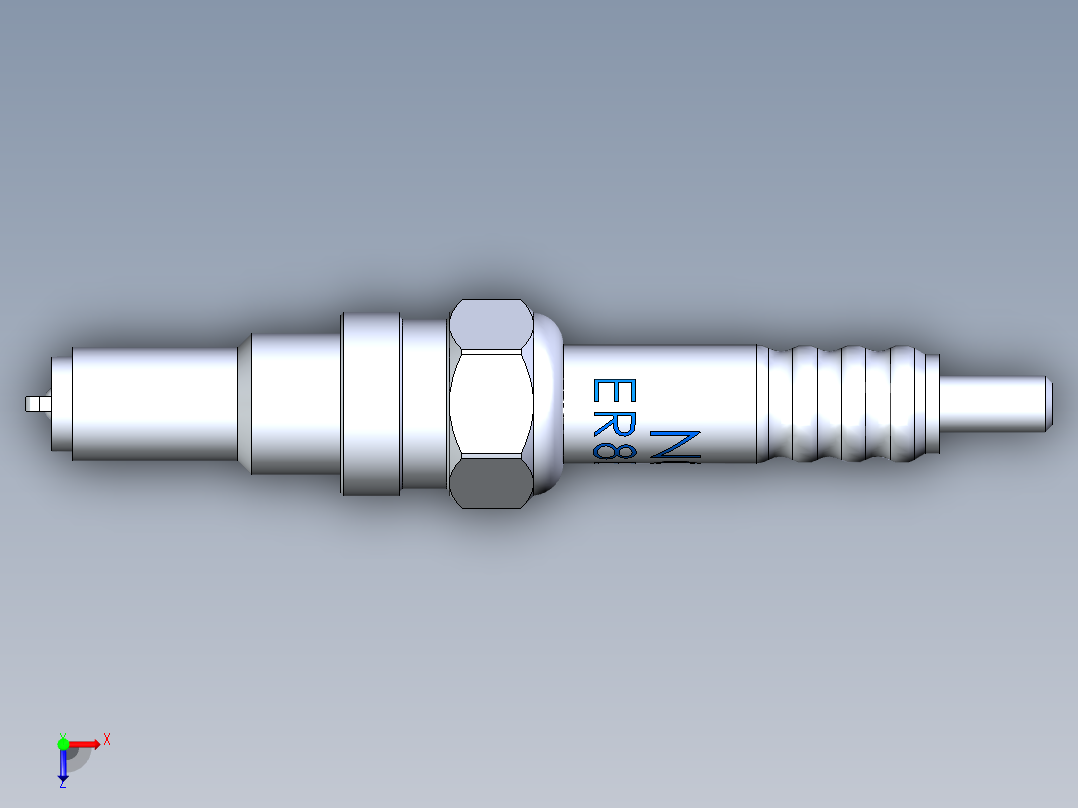 火花塞(8)俯视图