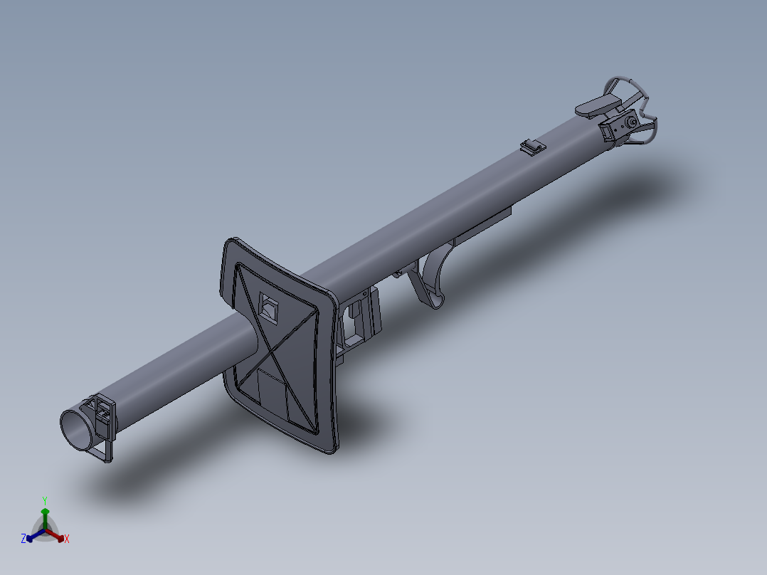 大炮(3)正等轴测图