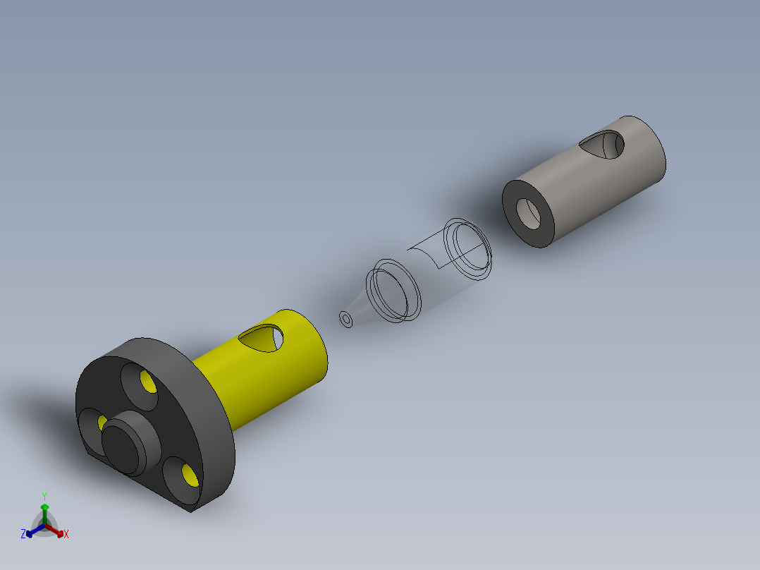 1P29照明模组主视图