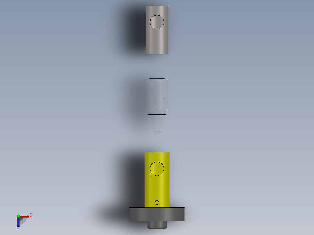 1P29照明模组俯视图