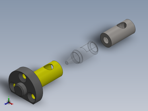 1P29照明模组正等轴测缩略图