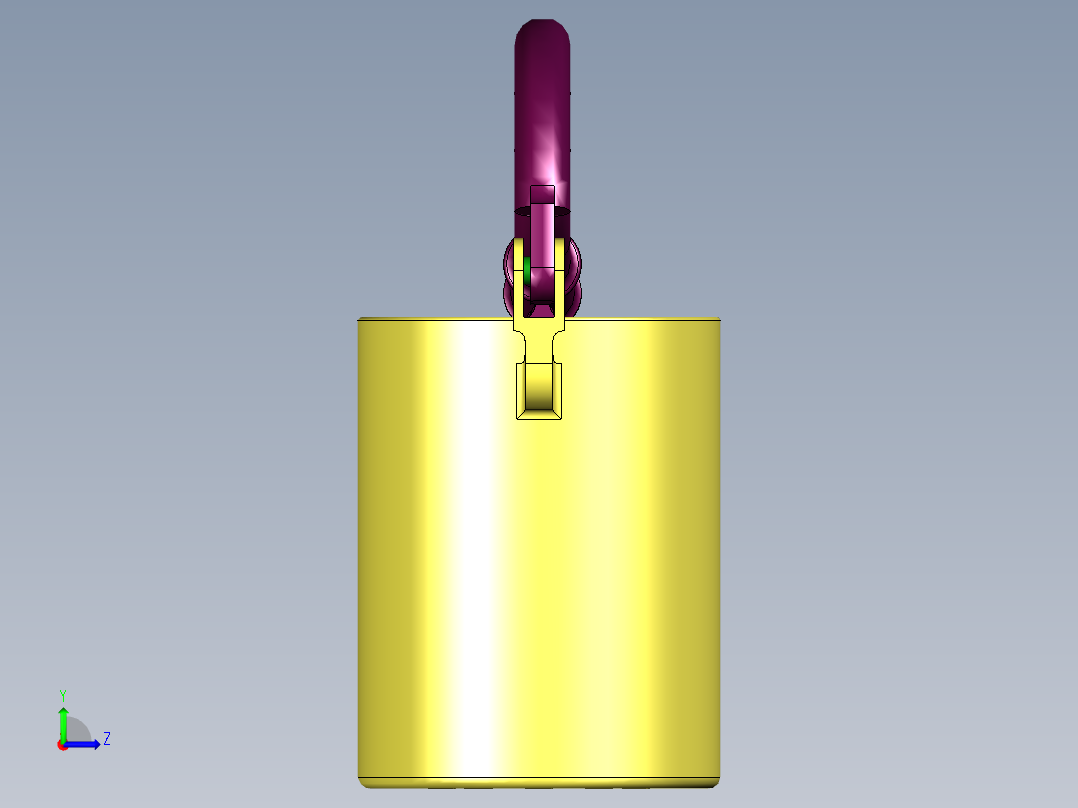 压面机榨汁机左视图