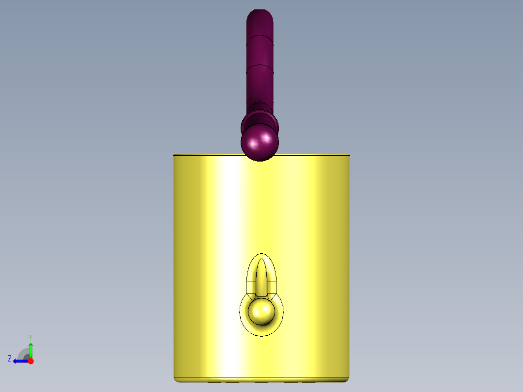 压面机榨汁机右视图