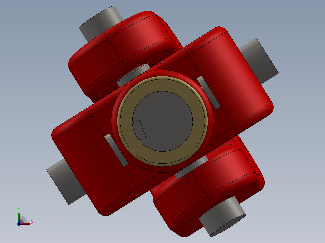 万向节(5)前视图