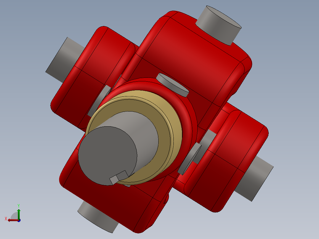 万向节(5)后视图