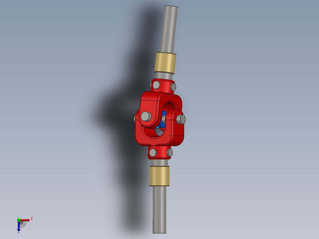 万向节(5)俯视图