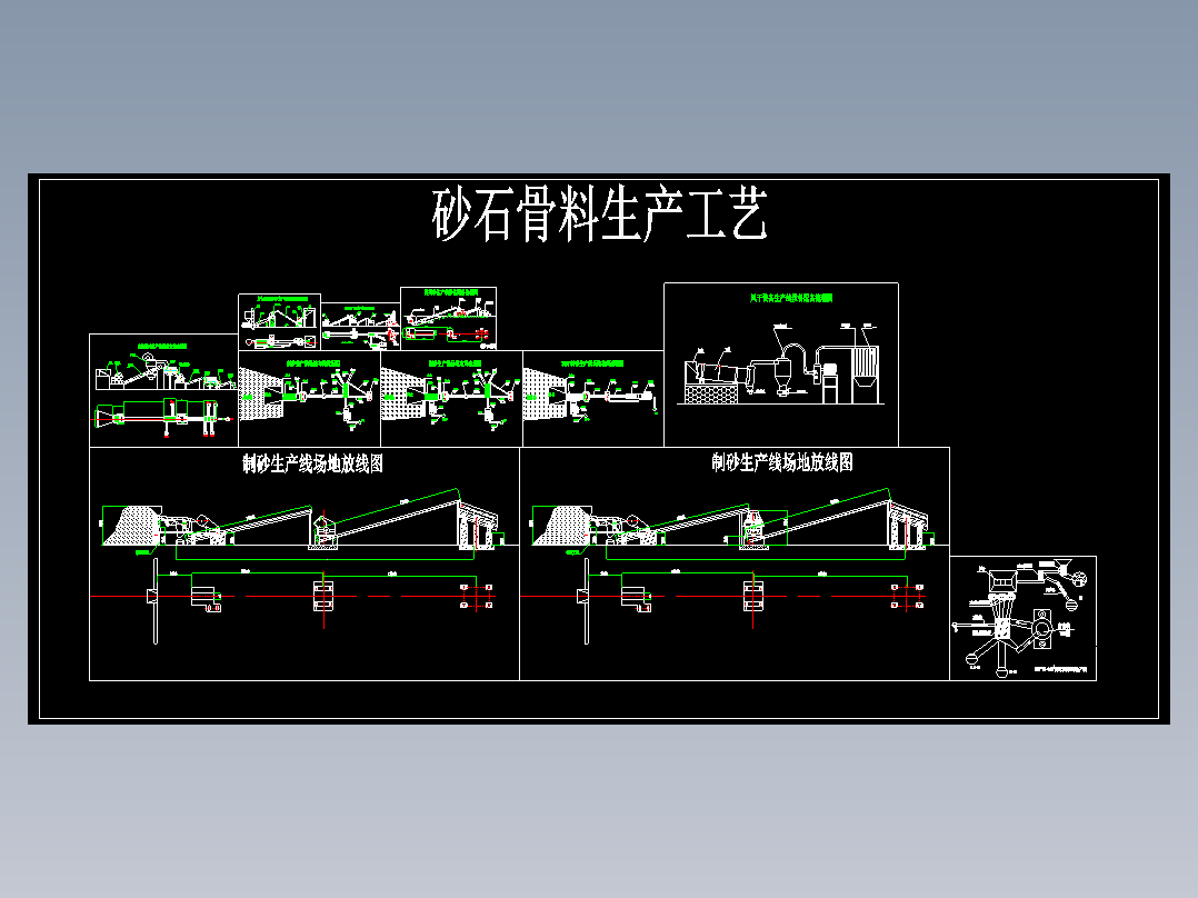 砂石骨料生产工艺流程