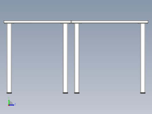 带右侧角的书桌角书桌12左视缩略图
