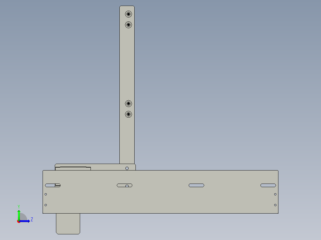 TTK2V10-07-00卸料机构左视图