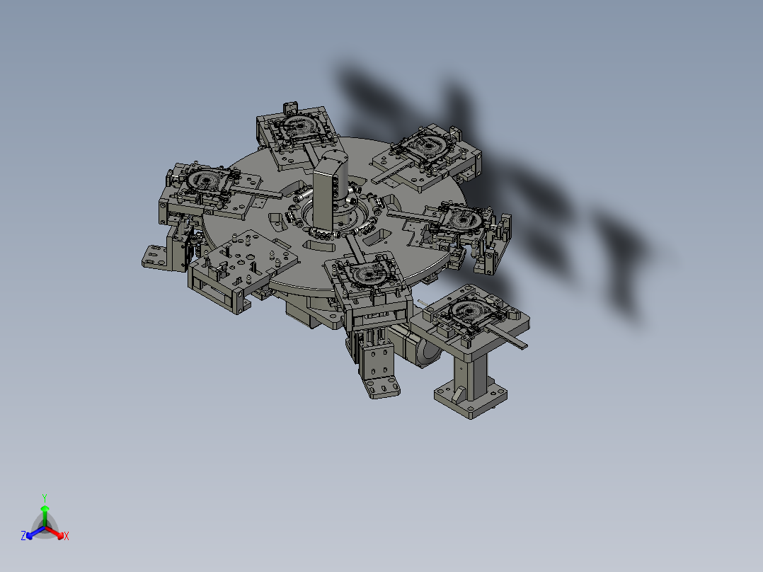 TW18A52V10-02-00转盘总装主视图