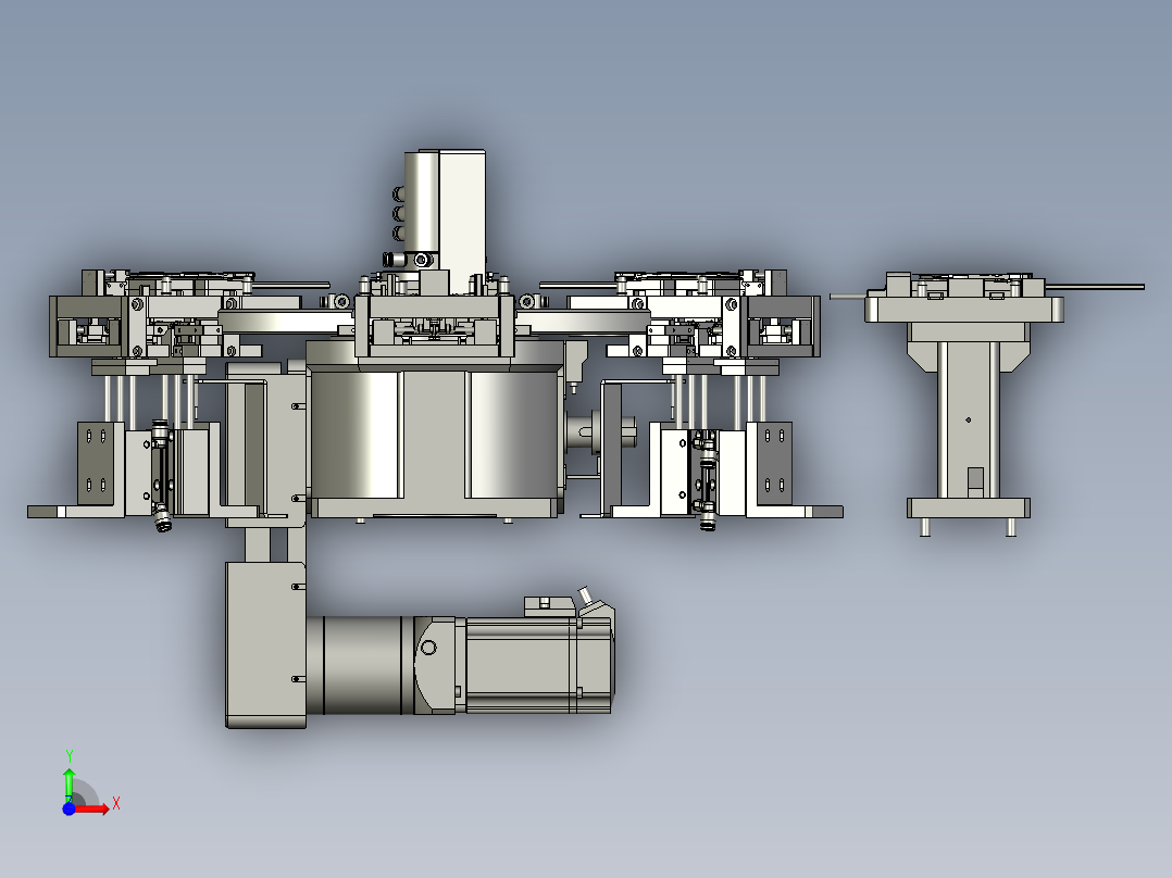 TW18A52V10-02-00转盘总装前视图