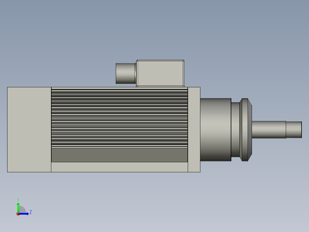 JFJ80-2-22KW-DD254-J50-L(R)电机左视图