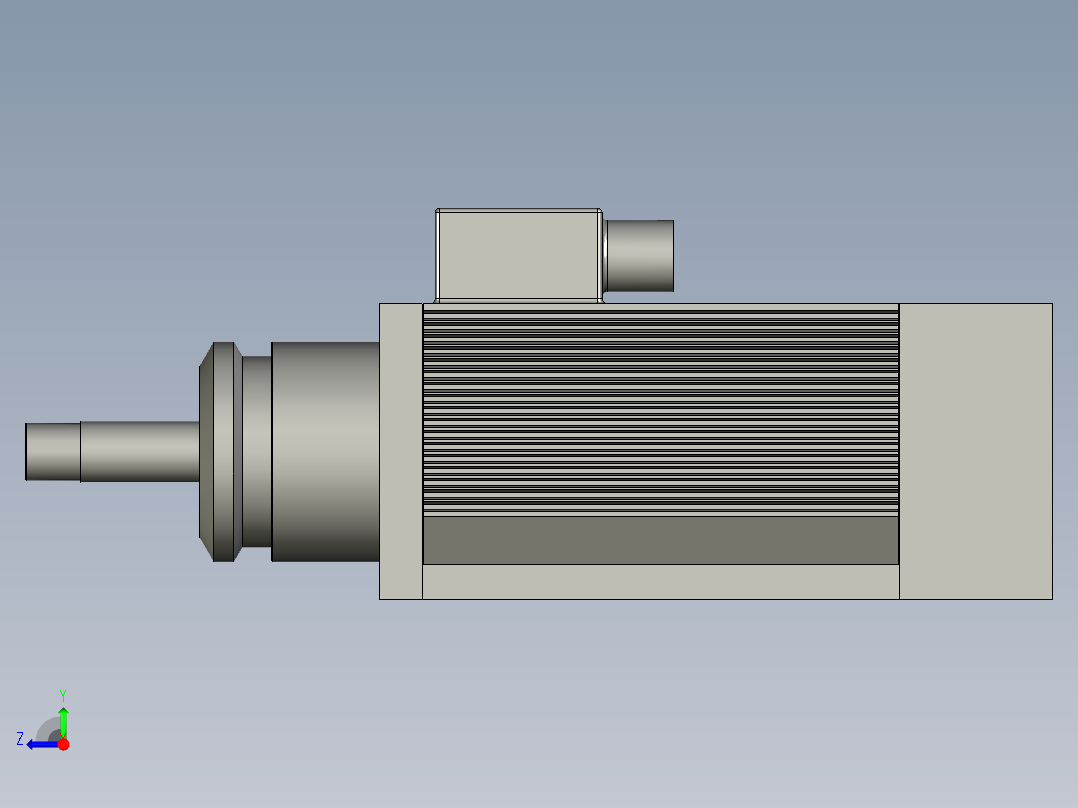 JFJ80-2-22KW-DD254-J50-L(R)电机右视图