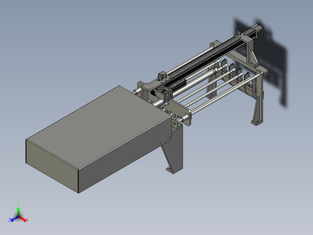 LXYC-BOSS030000产品推出机构正等轴测图