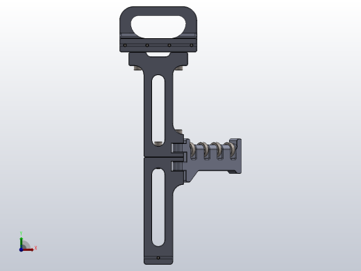 Voron v0.1带手柄的可折叠线轴架前视缩略图