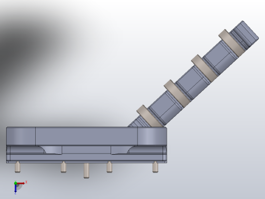 Voron v0.1带手柄的可折叠线轴架俯视缩略图