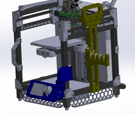 Voron v0.1带手柄的可折叠线轴架缩略图