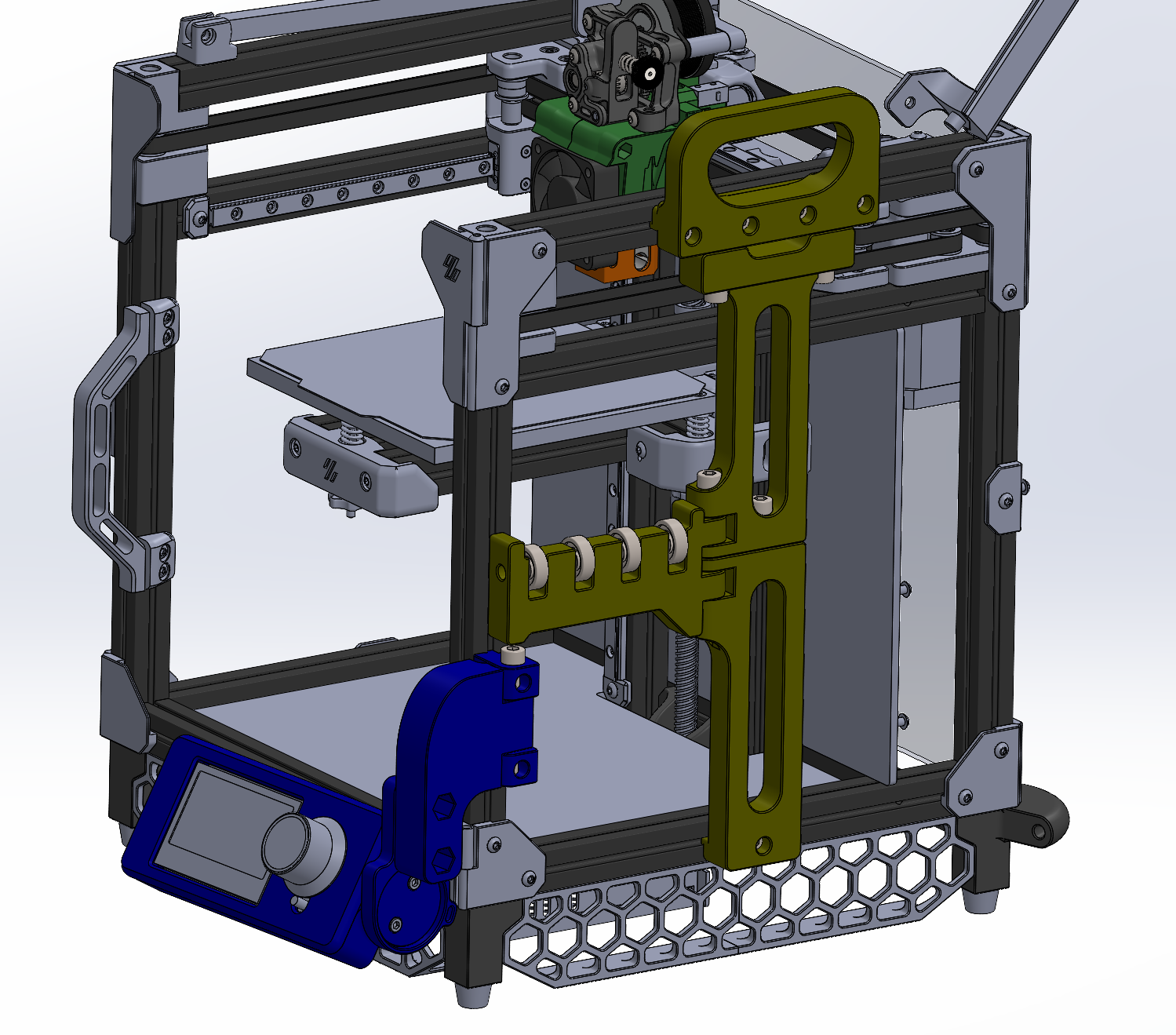 Voron v0.1带手柄的可折叠线轴架