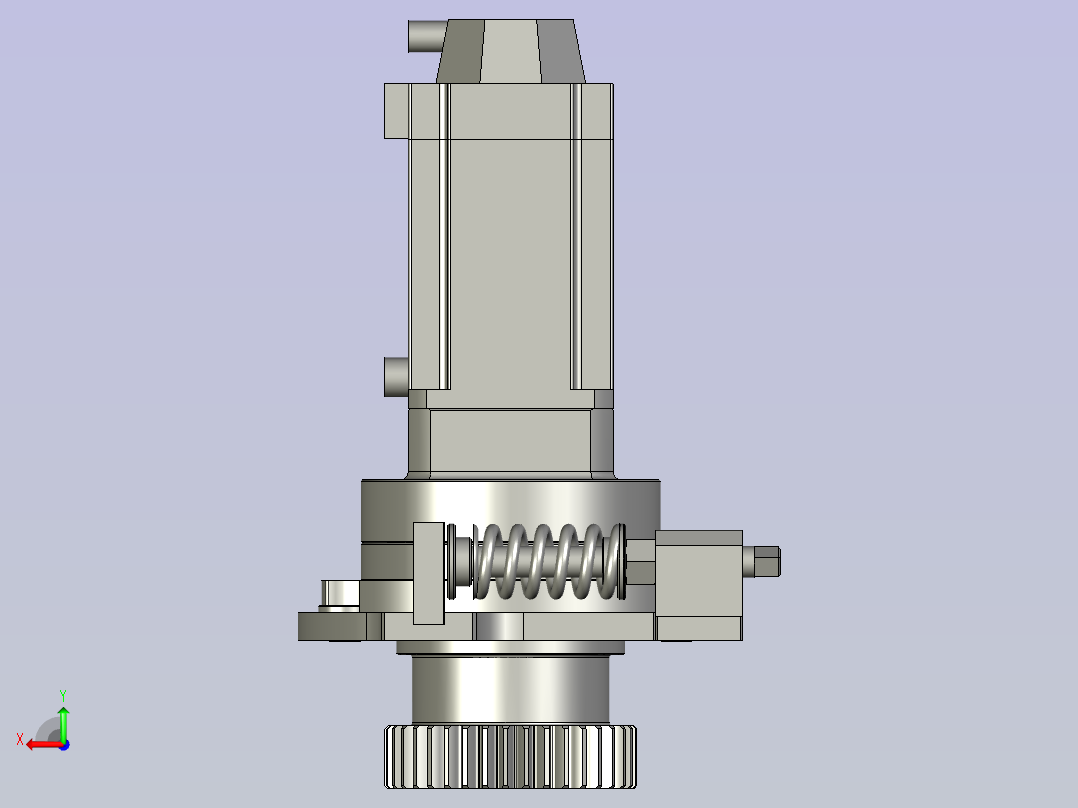 剪叉焊接滑台消隙驱动组件K1v20v4051后视图