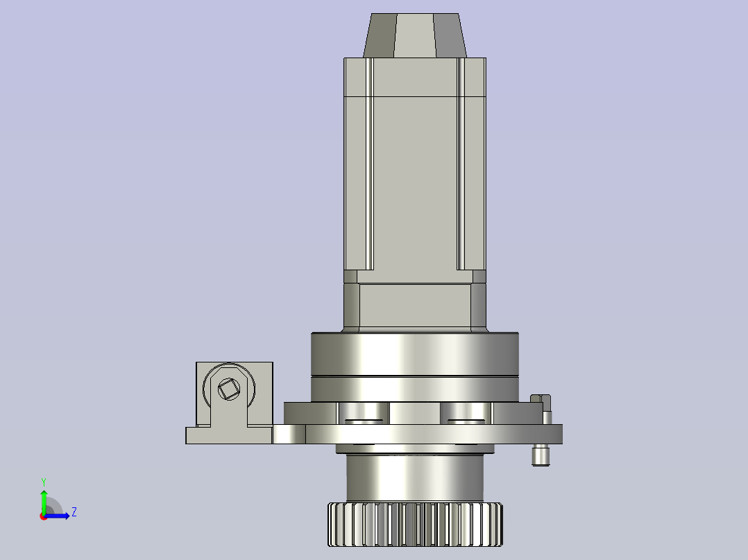 剪叉焊接滑台消隙驱动组件K1v20v4051左视图