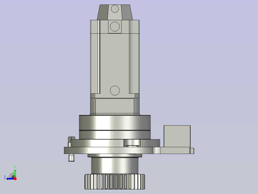 剪叉焊接滑台消隙驱动组件K1v20v4051右视图