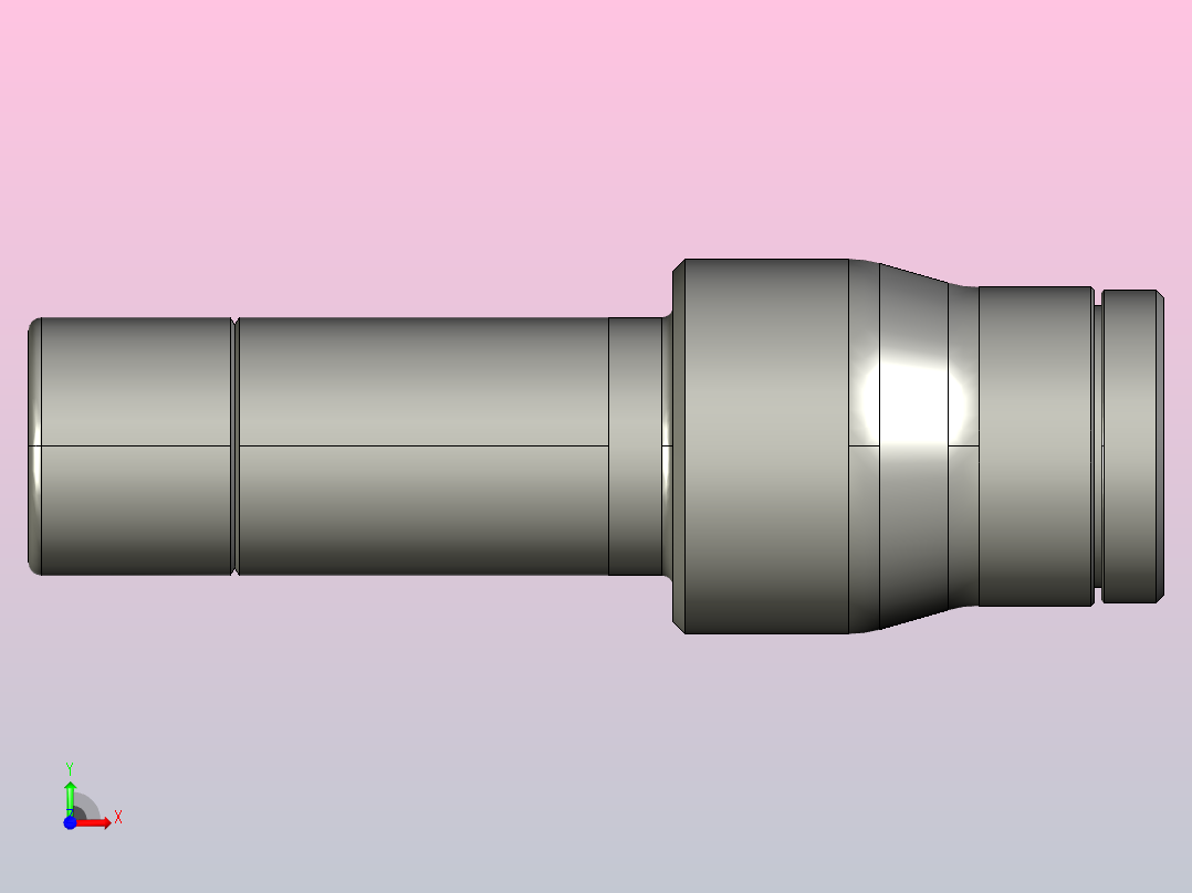 管接头螺纹67PLM-8M-10M系列前视图