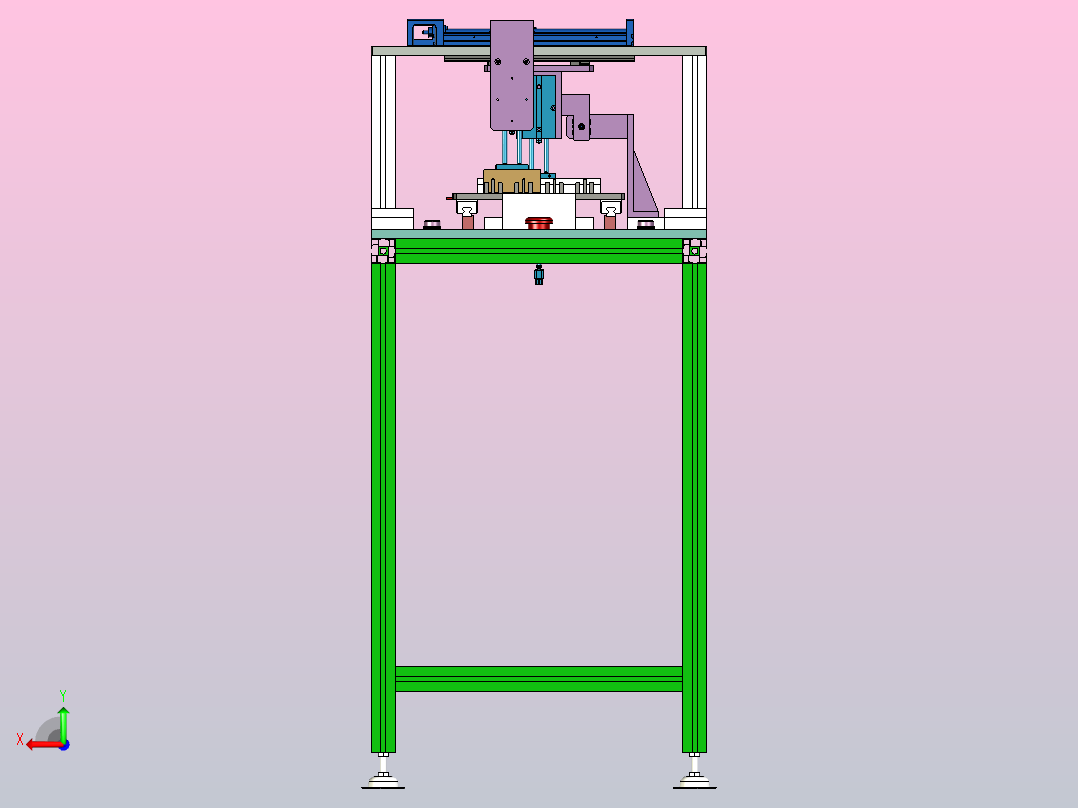 三工位插座去毛刺打磨设备后视图