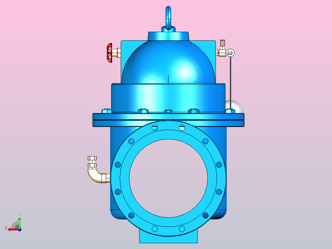 遥控浮球阀[300]后视图