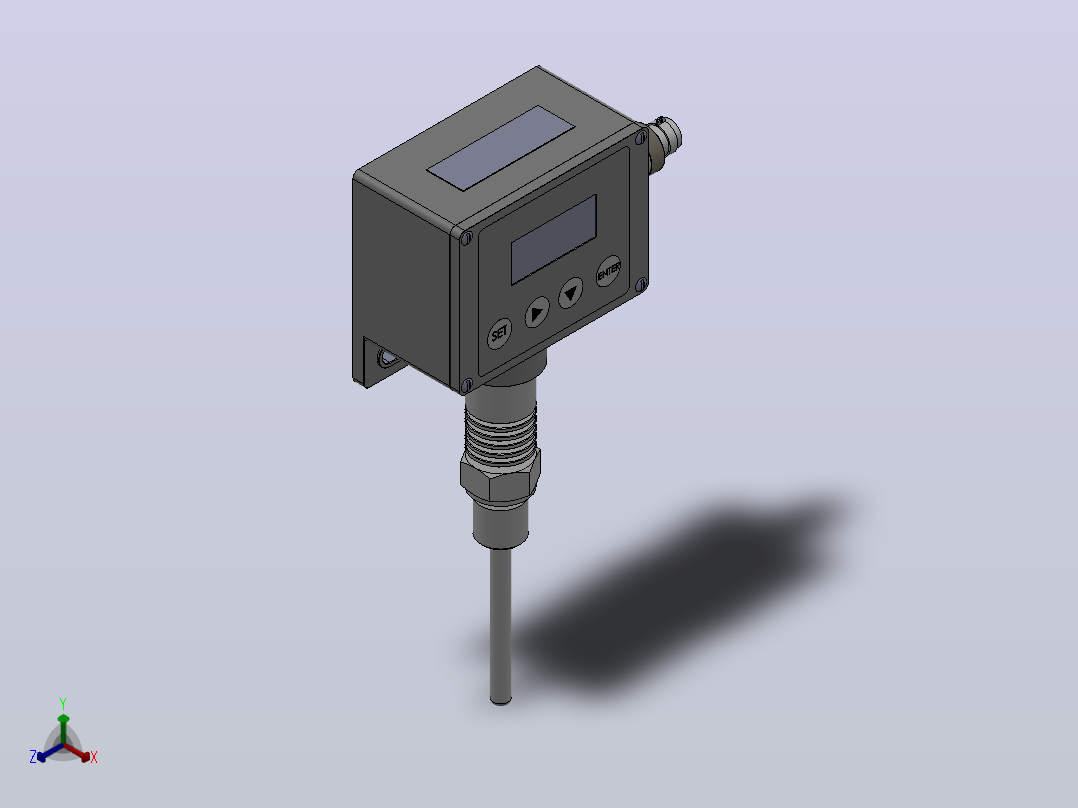 TXTC1型智能╱电子温度开关╱控制器[TXTC1-1PTA1.100N.82]主视图