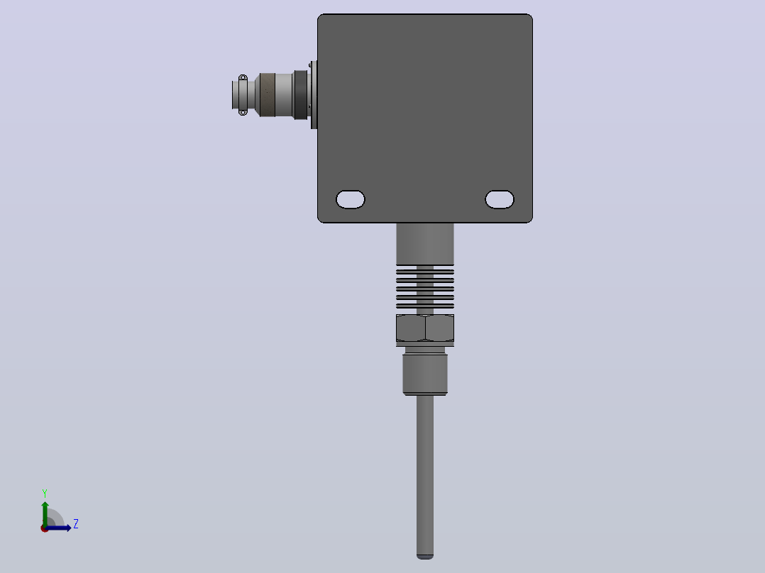 TXTC1型智能╱电子温度开关╱控制器[TXTC1-1PTA1.100N.82]左视图