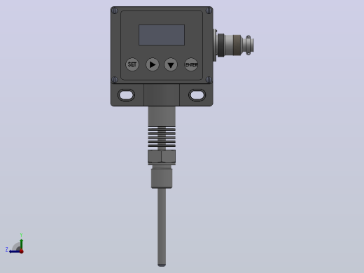 TXTC1型智能╱电子温度开关╱控制器[TXTC1-1PTA1.100N.82]右视缩略图